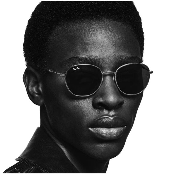 Ray-Ban Round Metal RB3447 Polished Bronze-Copper Sunglasses main image 9